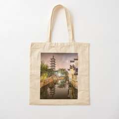 Nanxiang Ancient Town (Shanghai, China) - Cotton Tote Bag