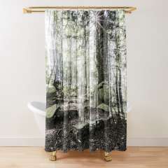 Steps to the Sun - Shower Curtain