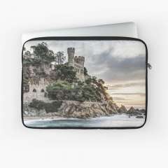 Plaja Castle (Lloret de Mar, Catalonia) - Laptop Sleeve