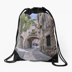 Medieval Village of Pals (Catalonia)  - Drawstring Bag