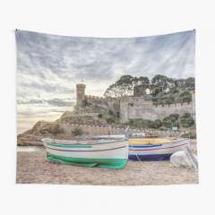 Sunrise on the Beach (Tossa de Mar, Catalonia) - Tapestry