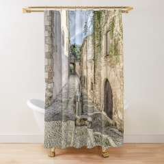 Carrer del Forn (Altafulla, Catalonia) - Shower Curtain