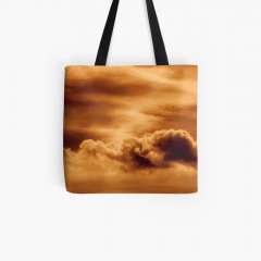 Golden Clouds - All Over Print Tote Bag