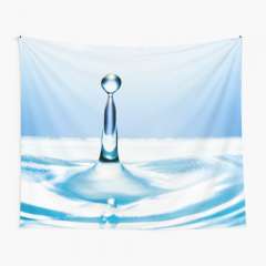 Blue Water Drop - Tapestry