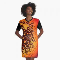 Circles Within Circles - Graphic T-Shirt Dress