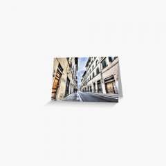 Florence Streets (Italy) - Greeting Card