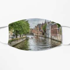 The Groenerei Canal in Bruges (Belgium) - Flat Mask