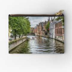 The Groenerei Canal in Bruges (Belgium) - Zipper Pouch