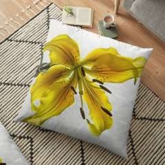 The Yellow Lily - Floor Pillow