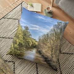 Llobregat River (Catalonia) - Floor Pillow