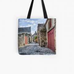 Le Mans Medieval Streets - All Over Print Tote Bag