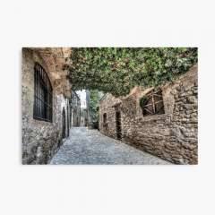 Streets of Mura (Catalonia) - Canvas Print