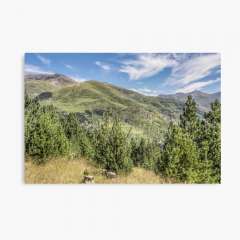 The Puigmal seen from the Collet de les Barraques (Catalan Pyrenees) - Canvas Print