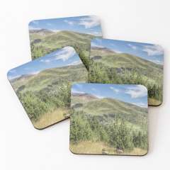 The Puigmal seen from the Collet de les Barraques (Catalan Pyrenees) - Coasters (Set of 4)