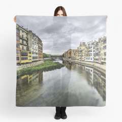 The Houses on the River Onyar (Girona, Catalonia) - Scarf