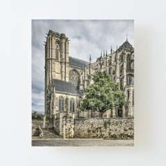 Cathedral of Saint Julian of Le Mans (France) - Canvas Mounted Print