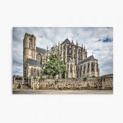 Cathedral of Saint Julian of Le Mans (France) - Canvas Print