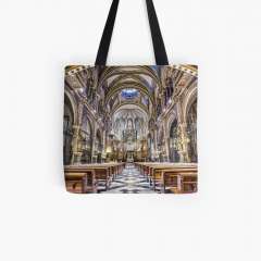 Montserrat Abbey (Catalonia) - All Over Print Tote Bag