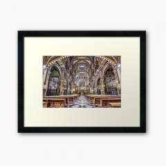 Montserrat Abbey (Catalonia) - Framed Art Print