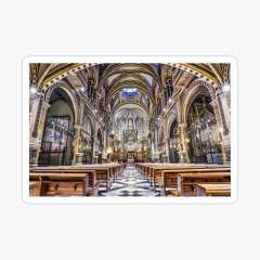 Montserrat Abbey (Catalonia) - Glossy Sticker