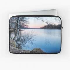 Winter Sunset (Panta de Santa Fe, Catalonia) - Laptop Sleeve