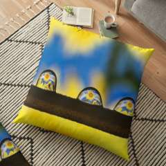 Sunflowers - Floor Pillow