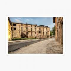 The Tanneries Neighborhood (Vic, Catalonia) - Glossy Sticker