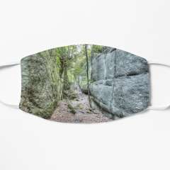 Walking Between Rock Walls (Catalonia) - Flat Mask