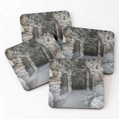 Inside an Old Wine Vat Shelter (Catalonia) - Coasters (Set of 4)