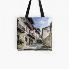 Rupit's Natural Stone Street (Catalonia) - All Over Print Tote Bag