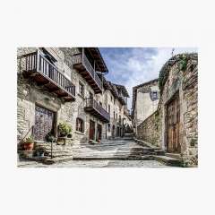Rupit's Natural Stone Street (Catalonia) - Photographic Print