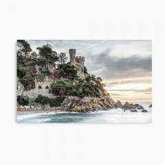 Plaja Castle (Lloret de Mar, Catalonia) - Metal Print