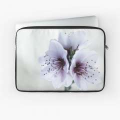 White Almond Flowers - Laptop Sleeve