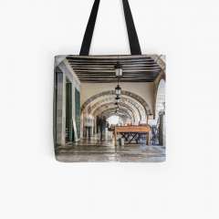 Plaça del Vi (Girona, Catalonia) - All Over Print Tote Bag