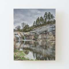 Brotons Mill (Moia, Catalonia) - Wood Mounted Print