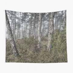 Misty Morning (Baronia de Rialb, Catalonia) - Tapestry