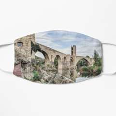 Besalu Romanesque Bridge (Catalonia) - Flat Mask