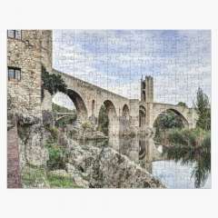 Besalu Romanesque Bridge (Catalonia) - Jigsaw Puzzle