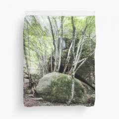 Breaking Rocks (Enchanted Rocks, Catalonia) - Duvet Cover