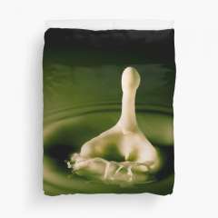 A Milk Drop Down And Up  - Duvet Cover