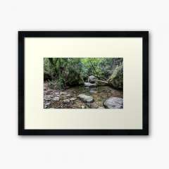 Martinet Creek (Aiguafreda, Catalonia) - Framed Art Print