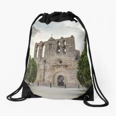 Church of Sant Esteve (Peratallada, Catalonia) - Drawstring Bag