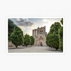 Church of Sant Esteve (Peratallada, Catalonia) - Glossy Sticker