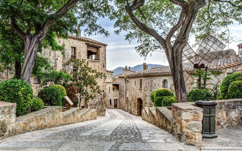 Pals, A Lovely Medieval Village (Catalonia) Free 4K HD Wallpaper
