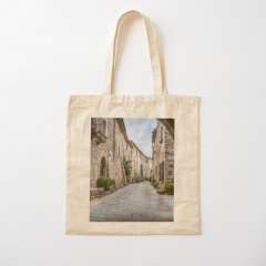 Vilanova Street (Monells, Catalonia) - Cotton Tote Bag