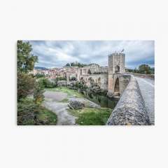 Besalú Medieval Village (Catalonia) - Canvas Print