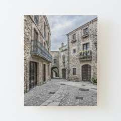 Pals, Carrer Major (Catalonia) - Wood Mounted Print