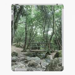 Wooden Bridge, Riera de Martinet, Aiguafreda (Catalonia) - iPad Snap Case