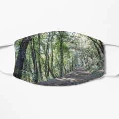 Path Between Trees (Santa Pau, Catalonia) - Flat Mask