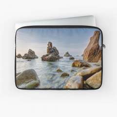 Sunrise at Cala dels Frares (Lloret de Mar, Catalonia) - Laptop Sleeve